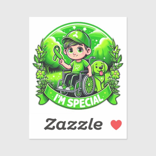 🌟 I’m Special – Cerebral Palsy Awareness Design  (Sheet)