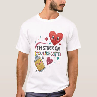 I’m stuck on you like glitter T-Shirt