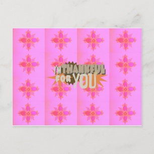 I’m Thankful for You: A Heartfelt Expression Postcard