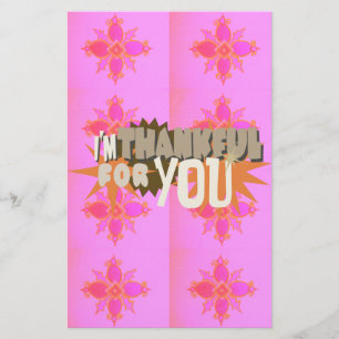 I’m Thankful for You: A Heartfelt Expression Stationery