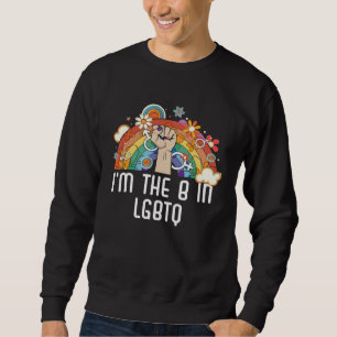 I m The B In LGBTQ Bisexual Rainbow Pride Bisexual Sweatshirt