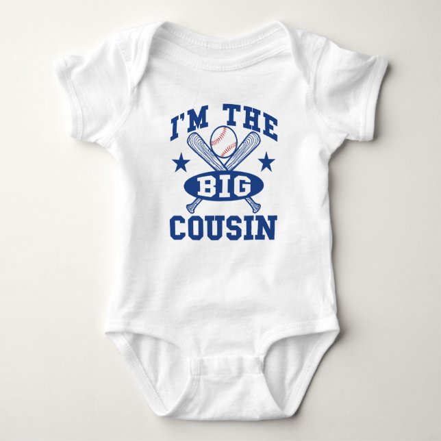 I’m The Big Cousin Baby Bodysuit (Front)