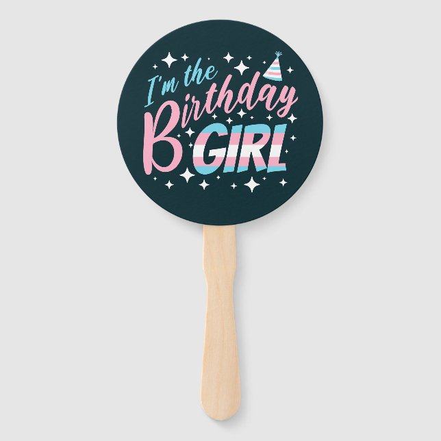 I’m the Birthday Girl, Photo Hand Fan (Back)