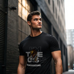 I’m The Boss Lion T-Shirt Alpha Savage Motivatio