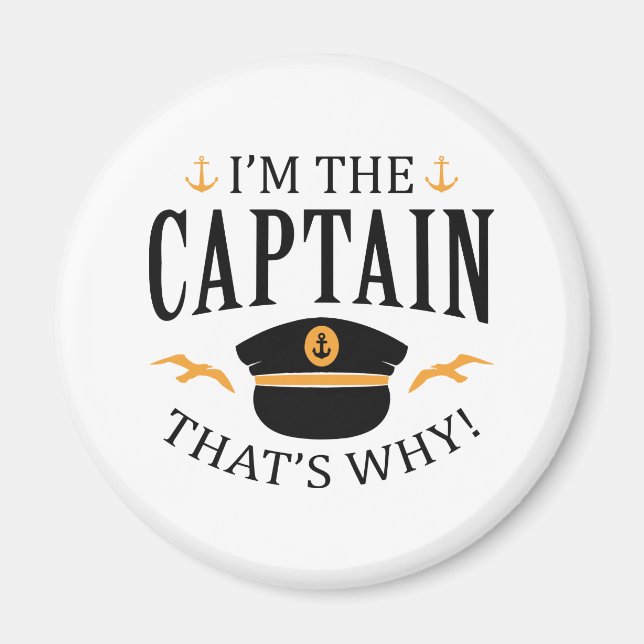 I’m The Captain Magnet (Front)