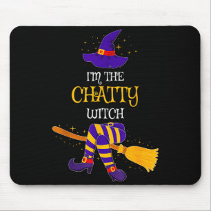I’m The Chatty Witch Family Matching Costume Hallo Mouse Pad