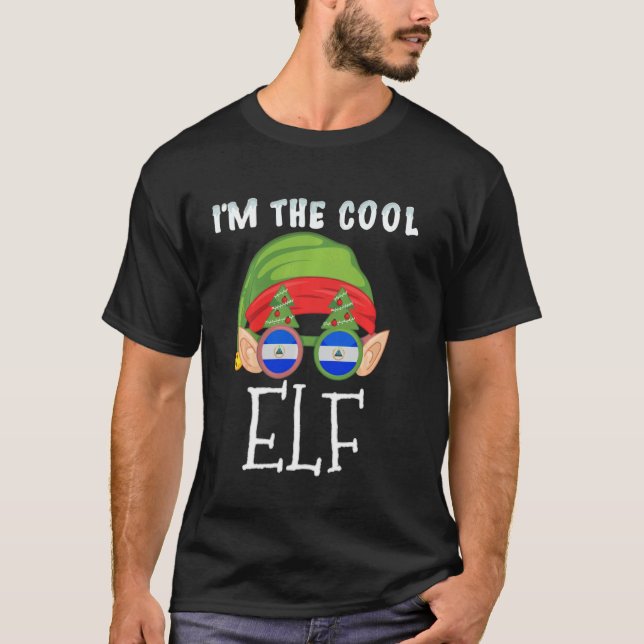 I M The Cool Nicaraguan Elf T-Shirt (Front)