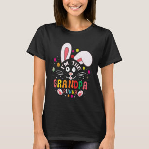 I m The Grandpa Bunny Matching Family Grandpa East T-Shirt