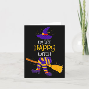 I’m The Happy Witch Family Matching Costume Hallow Card