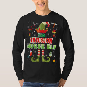 I M The Infusion Nurse Elf Christmas Suit Sweater