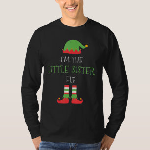 I M The Little Sister Elf Christmas Family Matchin T-Shirt