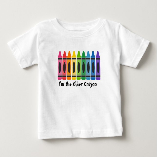 I’m the Older Crayon Kids’ T-Shirt-Matching Family Baby T-Shirt (Front)