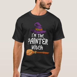 I m the Painter Witch Halloween Matching Group Cos T-Shirt