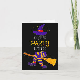 I’m The Party Witch Family Matching Costume Hallow Card