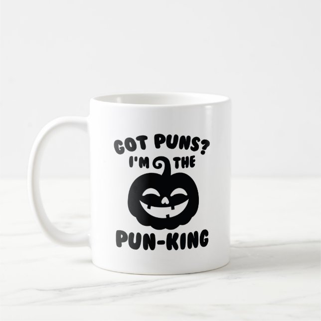 I’m The Pun-King Coffee Mug (Left)