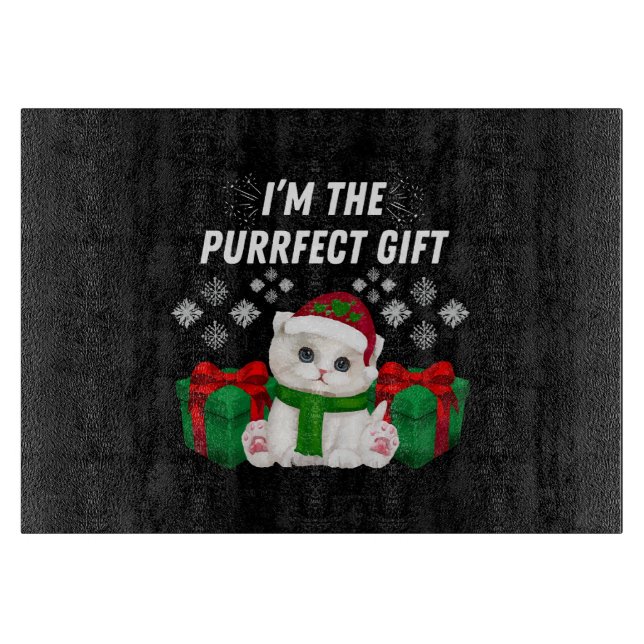 I m The Purrfect Gift Cutting Board (Front)
