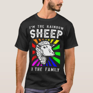 I m The Rainbow Sheep In The Family Transgender Ga T-Shirt