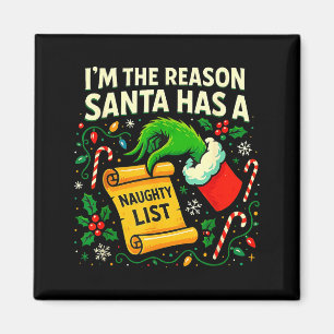 I’m The Reason Santa Has A Naughty List Christmas  Magnet