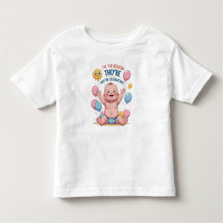 I’m the Reason They’re Celebrating Toddler T-Shirt