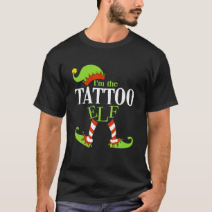 I m The TATTOO Elf Family Group Matching PJ Christ T-Shirt