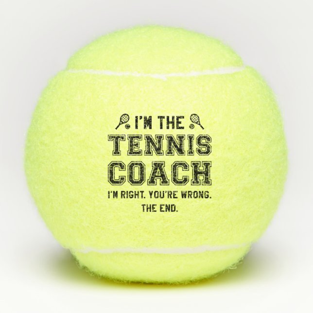 I’m The Tennis Coach Balls (Front)