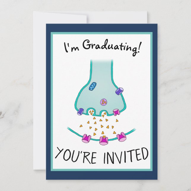 I’m Thinking Neuron Synapse Invitation (Front)