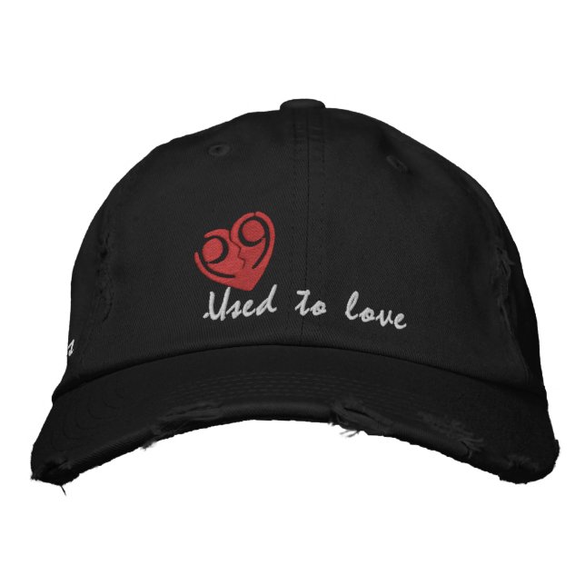 I’m used to it I use to do it to… Embroidered Base Hat (Front)