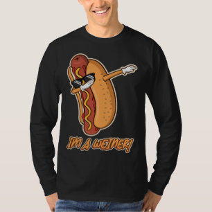 I m Wiener  Dabbing Sunglasses Hotdog Food  Humor T-Shirt