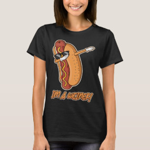 I m Wiener Dabbing Sunglasses Hotdog Food Humour T-Shirt