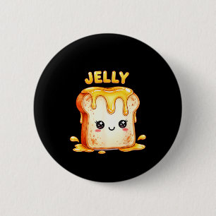 I’m With The Jelly Funny Matching Couple Cute Kawa 6 Cm Round Badge