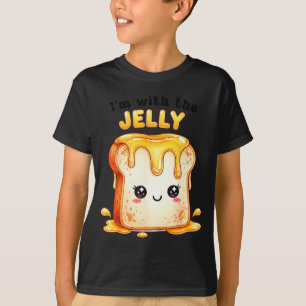 I’m With The Jelly Funny Matching Couple Cute Kawa T-Shirt