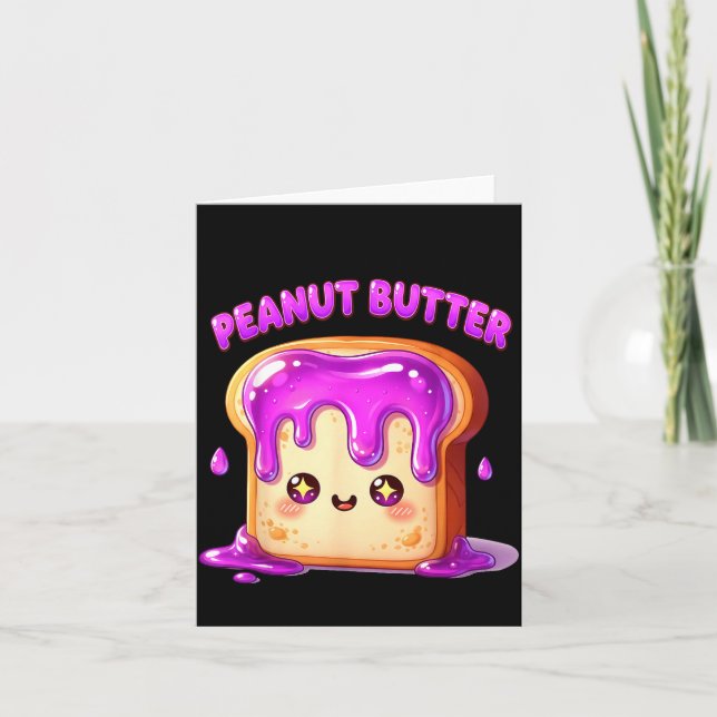 I’m With The Peanut Butter Funny Matching Couple C Card (Front)