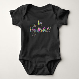 I’m Wonderful Onederful First Birthday Baby Outfit Bodysuit