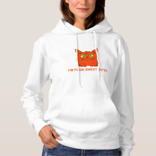 I’m Your Sweet Kitty - Red Cat by artist Lukian Hoodie