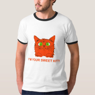 I’m Your Sweet Kitty - Red Cat by artist Lukian T-Shirt