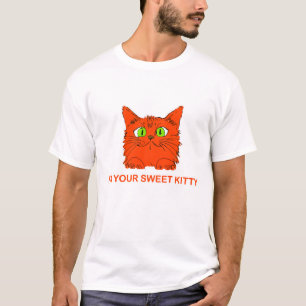 I’m Your Sweet Kitty - Red Cat by artist Lukian T-Shirt