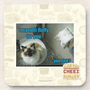 I maed it fluffy fur you coaster