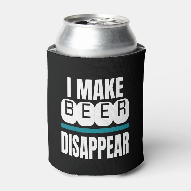 I Make Beer Disappear Can Cooler (Can Front)