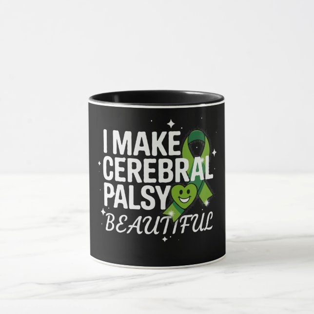 I Make Cerebral Palsy Beautiful | CP Awareness Mug (Center)
