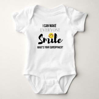 I make everyone smile! baby bodysuit