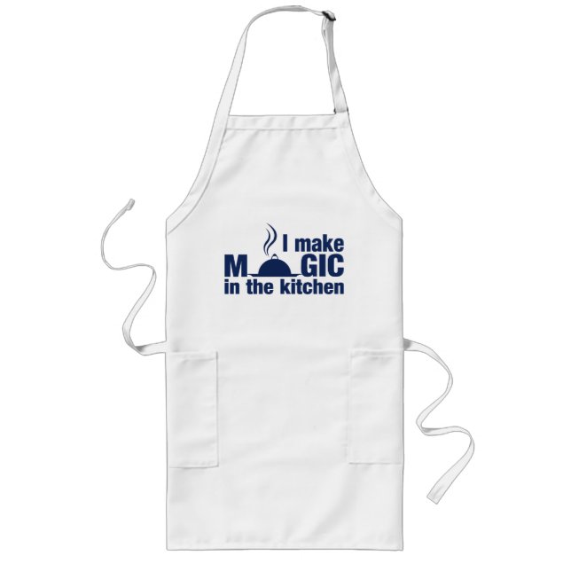 I Make Magic apron - choose style, colour (Front)