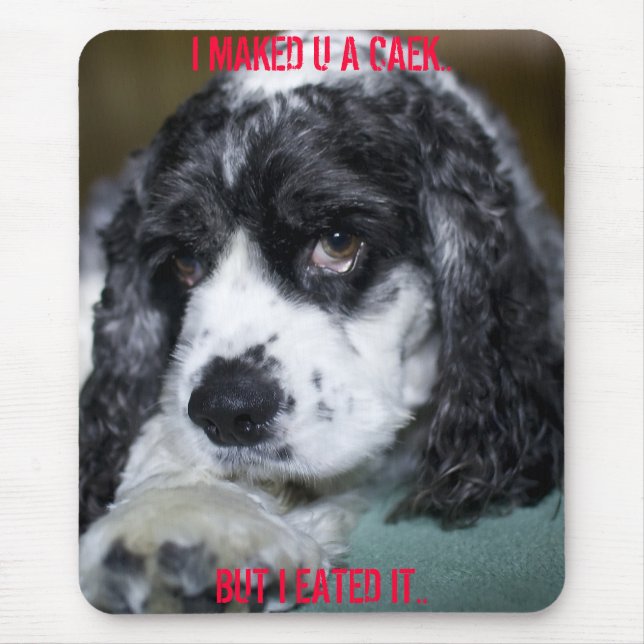 I MAKED U A CAEK.. MOUSE PAD (Front)