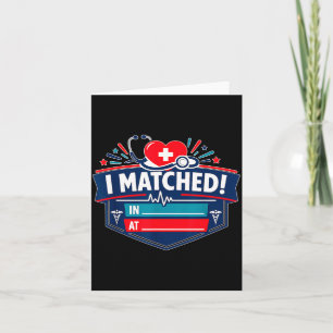 I Matched Card