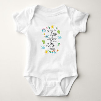 I MAY BE little but I'm Going to Be A Big Cousin Baby Bodysuit