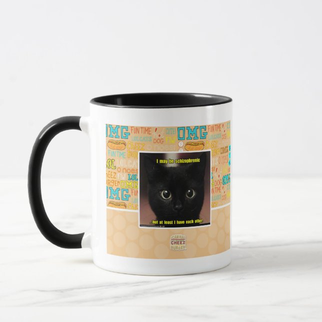 I may be schizophrenic mug (Left)