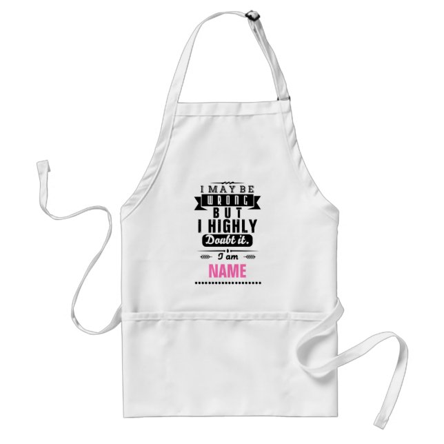 I may be wrong but I highly doubt it Name Standard Apron (Front)