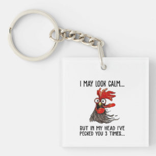 I May Look Calm But In My Head I've Picked You 3 T Key Ring
