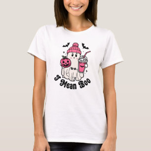 I Mean Boo Funny Halloween Design T-Shirt
