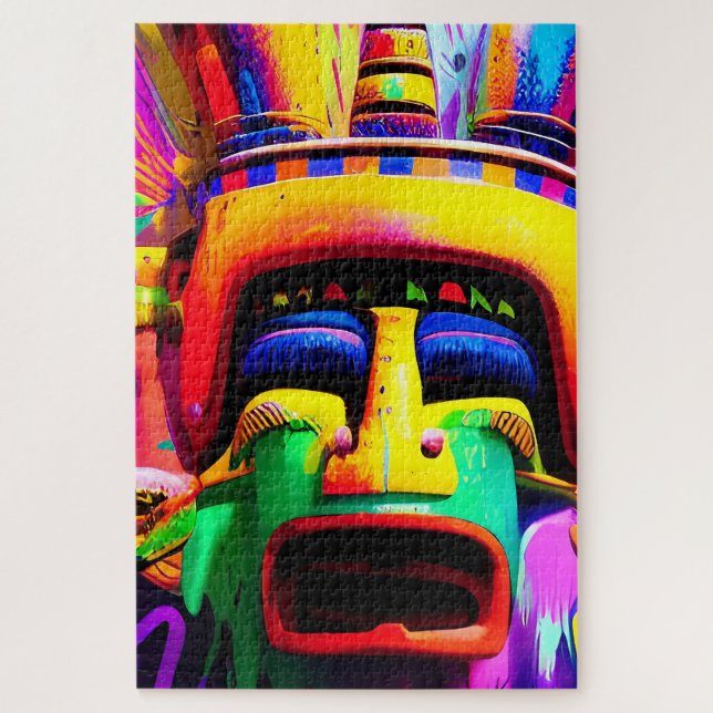 I Met the Witch-Doctor Ken Gauge Fantasy Jigsaw Puzzle (Vertical)