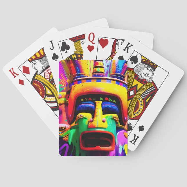 I Met the Witch-Doctor Ken Gauge Fantasy Playing Cards (Back)